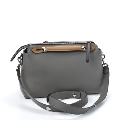 Fendi Vitello Dolce 4 Color Medium By The Way Boston Bag Argilla Fragola Multicolor 2 of 9