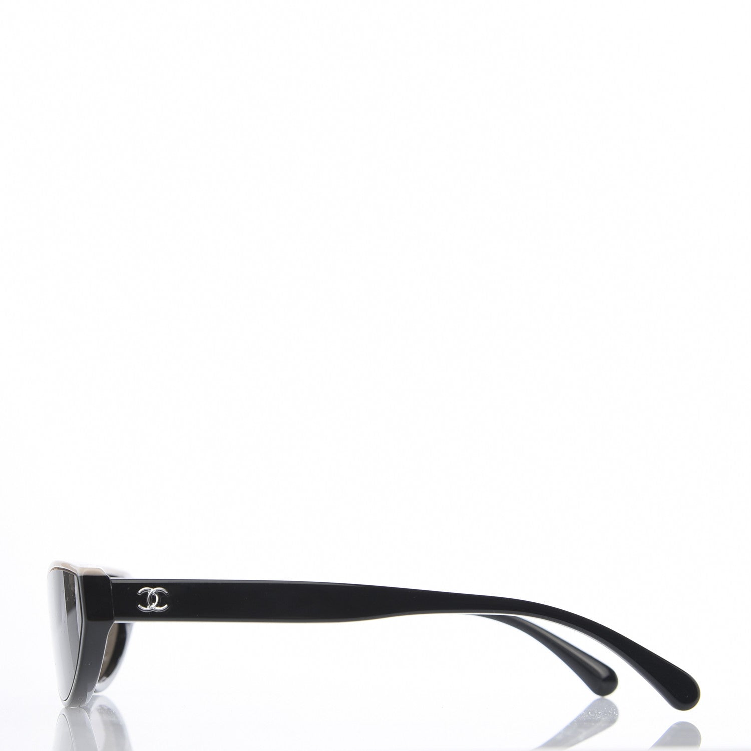 Chanel Acetate Oval Sunglasses 5415 Black 3 of 9