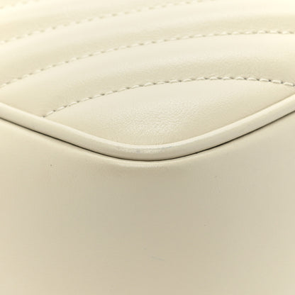 Saint Laurent Calfskin Matelasse Monogram Lou Camera Bag Crema Soft 12 of 15