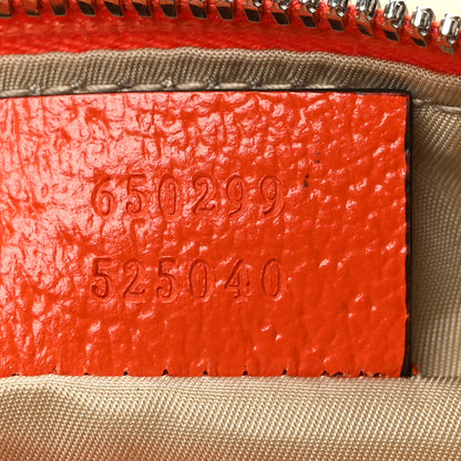 Gucci X THE NORTH FACE Monogram Textured Dollar Calfskin Embroidered Belt Bag Beige Ebony Mystic White Deep Orange 8 of 10