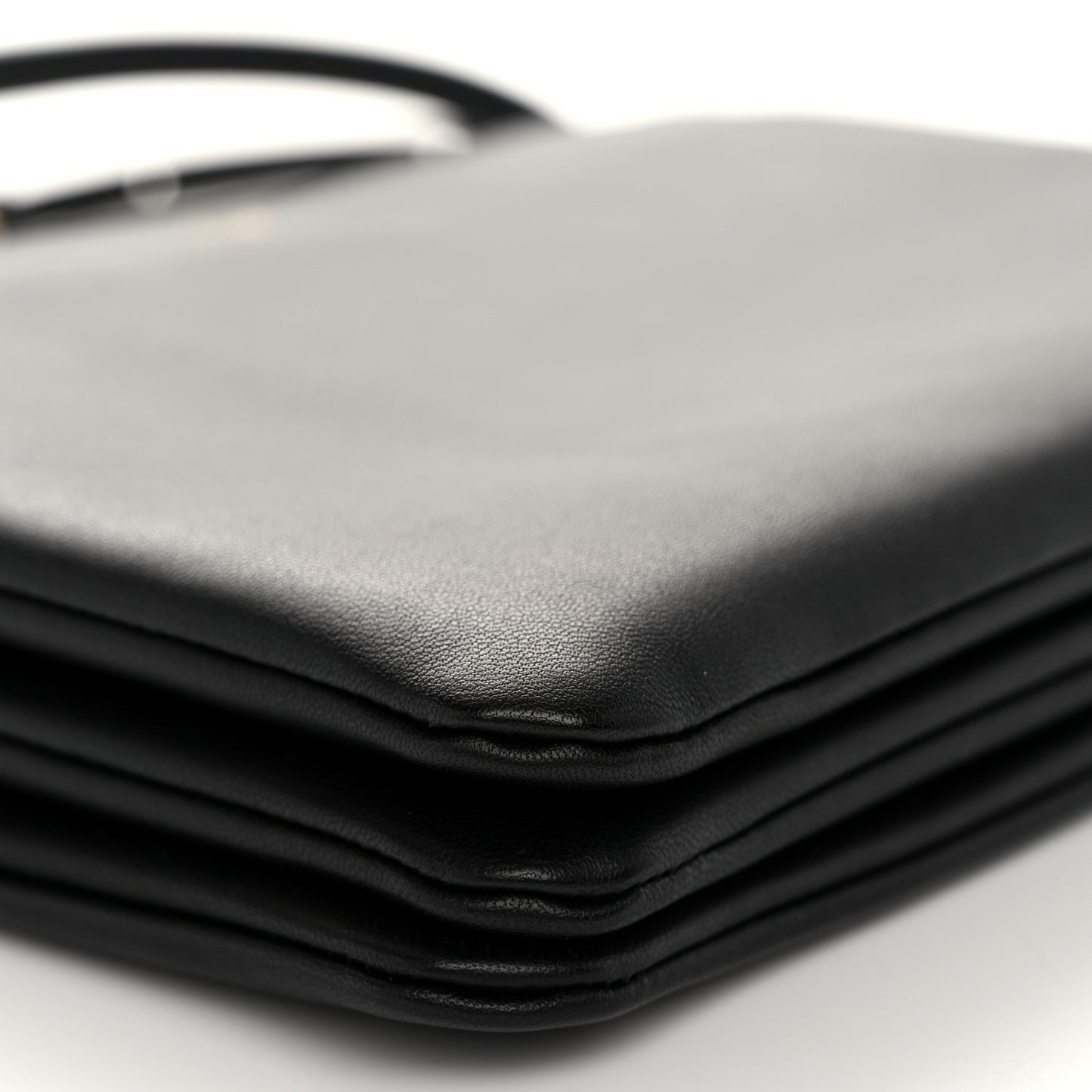 Lambskin Large Trio Crossbody Bag Black
