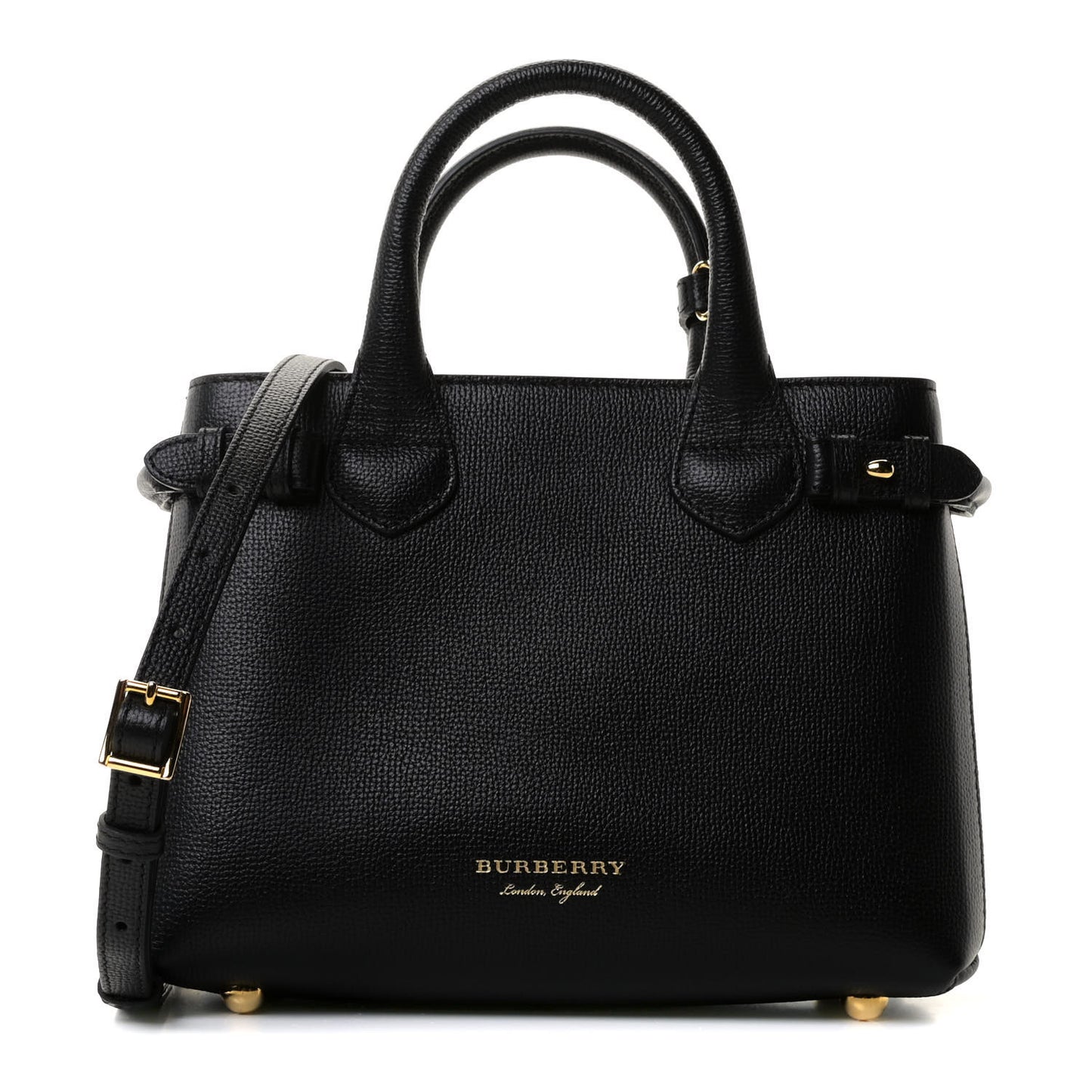 Derby Calfskin House Check Baby Banner Tote Black