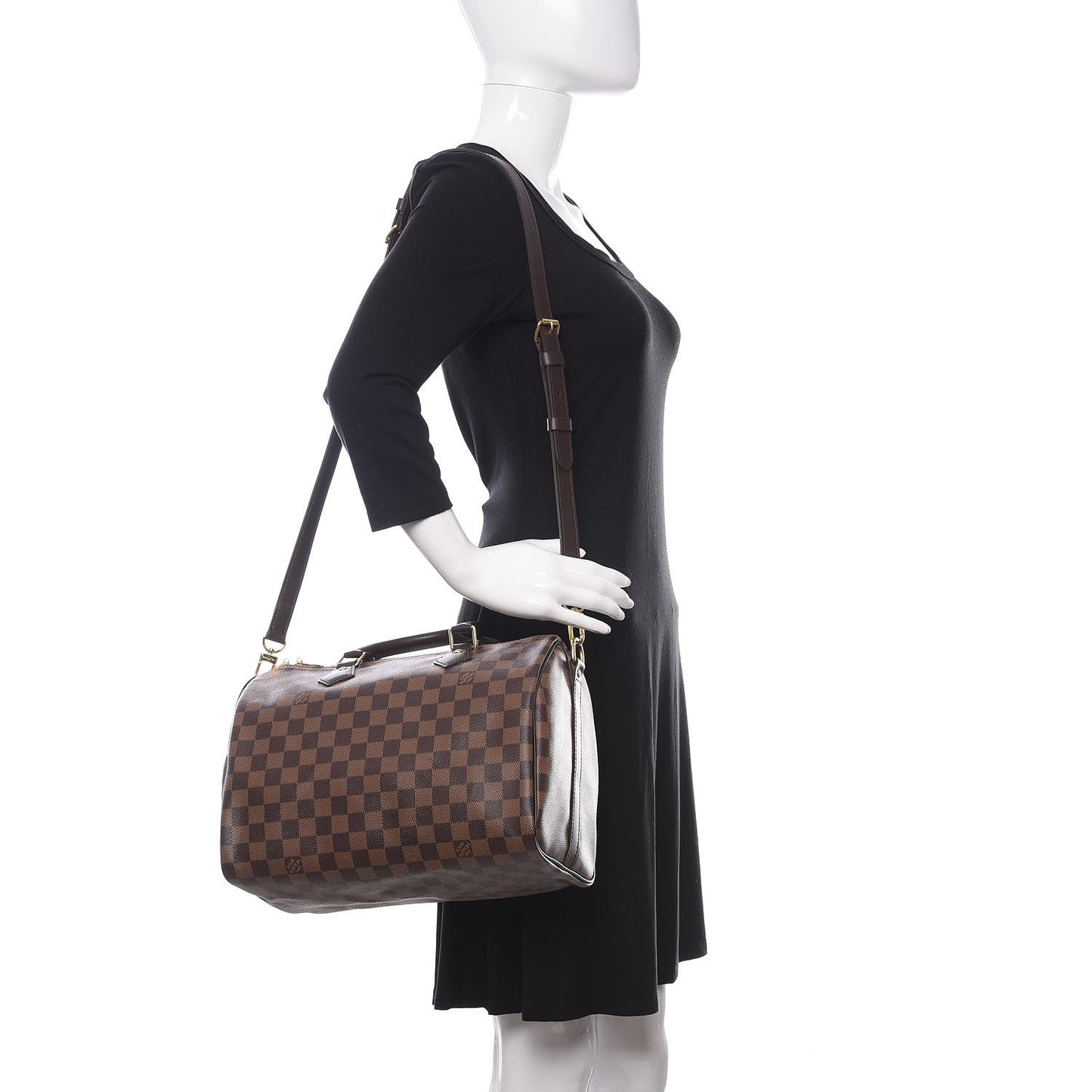 Damier Ebene Speedy Bandouliere 30