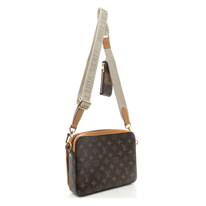 Louis Vuitton X NIGO Reverse Monogram Stripes Trio Messenger 3 of 13