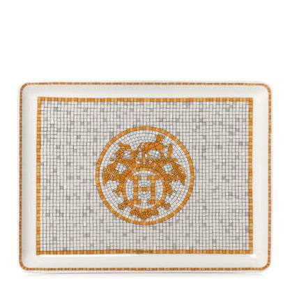 Hermes Porcelain Mosaique au 24 Sushi Plate 1 of 5