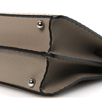 Fendi Cuoio Romano Selleria Chamois Small Peekaboo I SEE U Satchel Corda Camelia Cipria 10 of 11