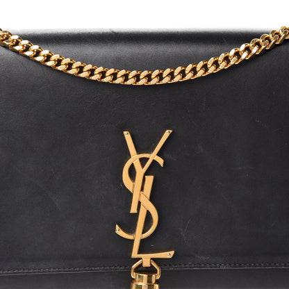 Saint Laurent Smooth Calfskin Medium Classic Monogram Kate Tassel Satchel Black 11 of 11