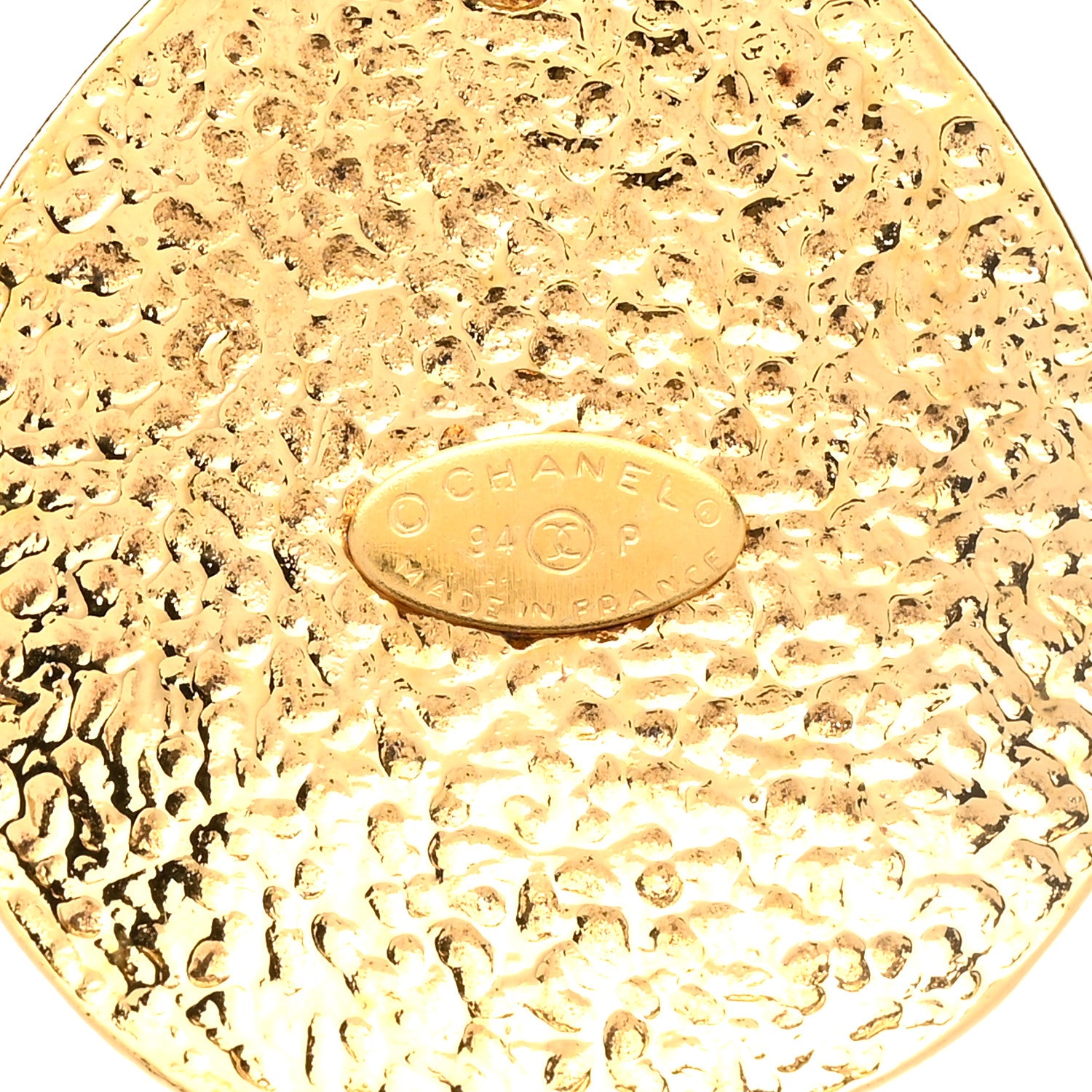 Chanel CC Pendant Necklace Gold 6 of 6