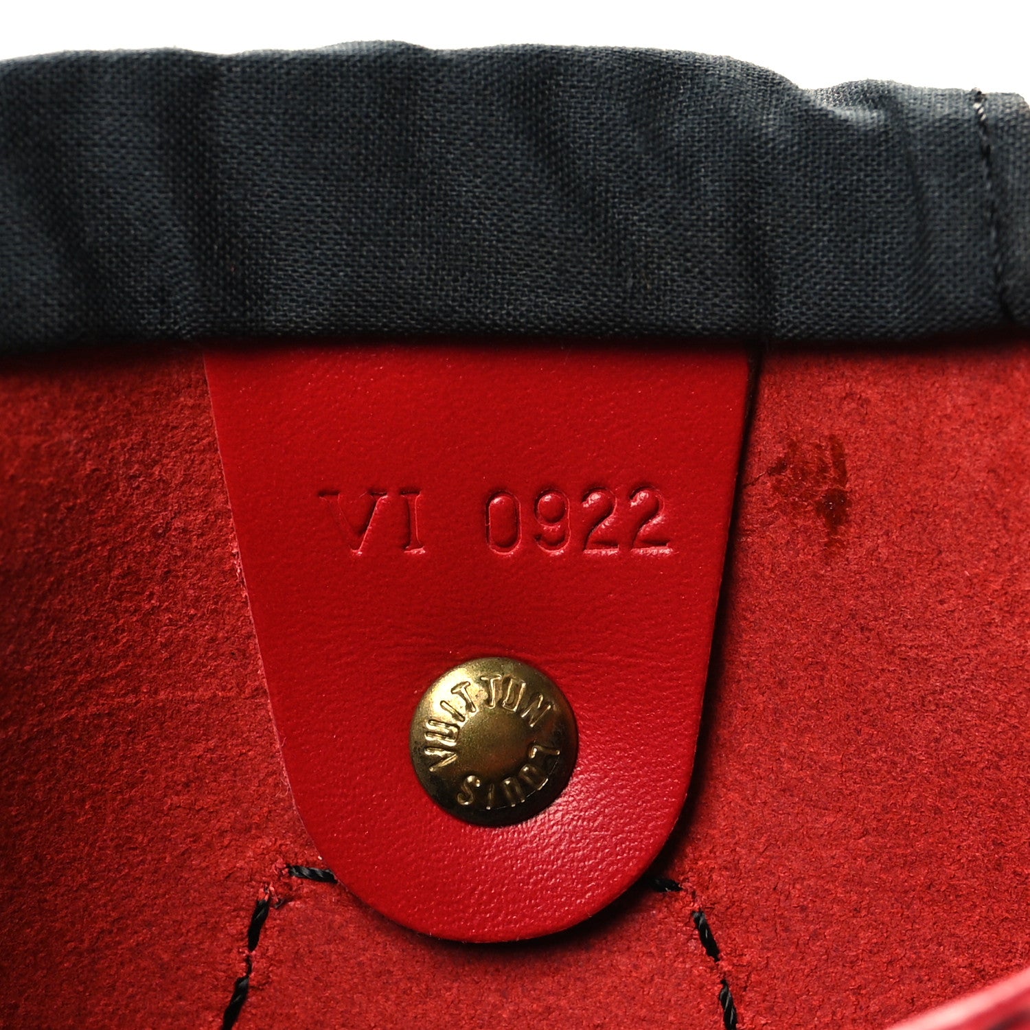 Louis Vuitton Epi Speedy 30 Castillan Red 7 of 14