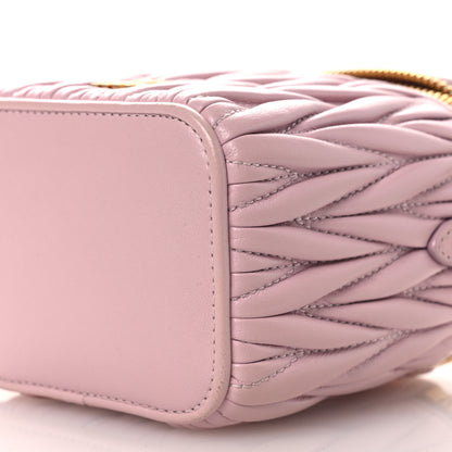 Miu Miu Nappa Matelasse Micro Vanity Case Alabastro 10 of 12