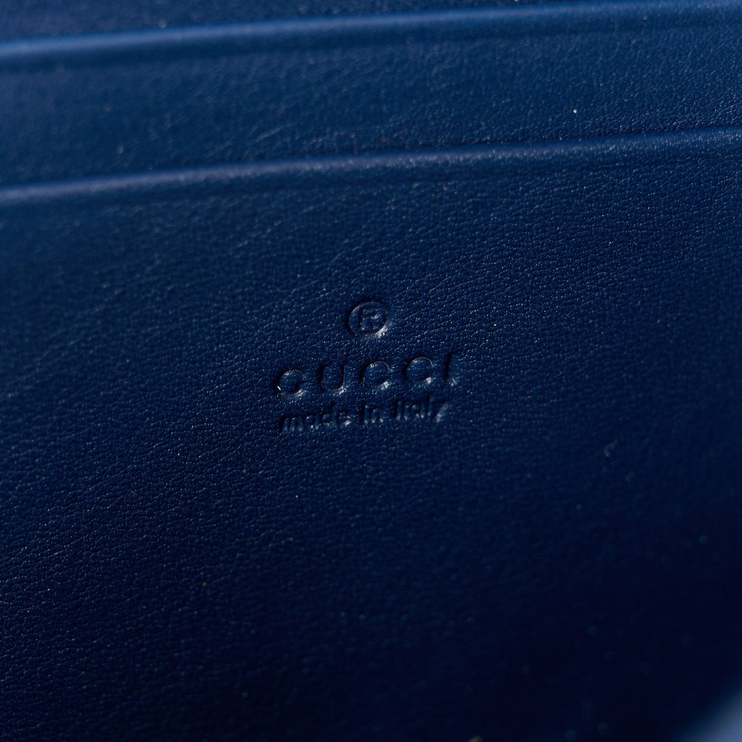 Velvet Crystal GG Monogram Mini Dionysus Chain Wallet Blue Beige Black
