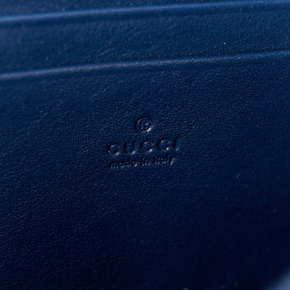 Gucci Velvet Crystal GG Monogram Mini Dionysus Chain Wallet Blue Beige Black 7 of 10