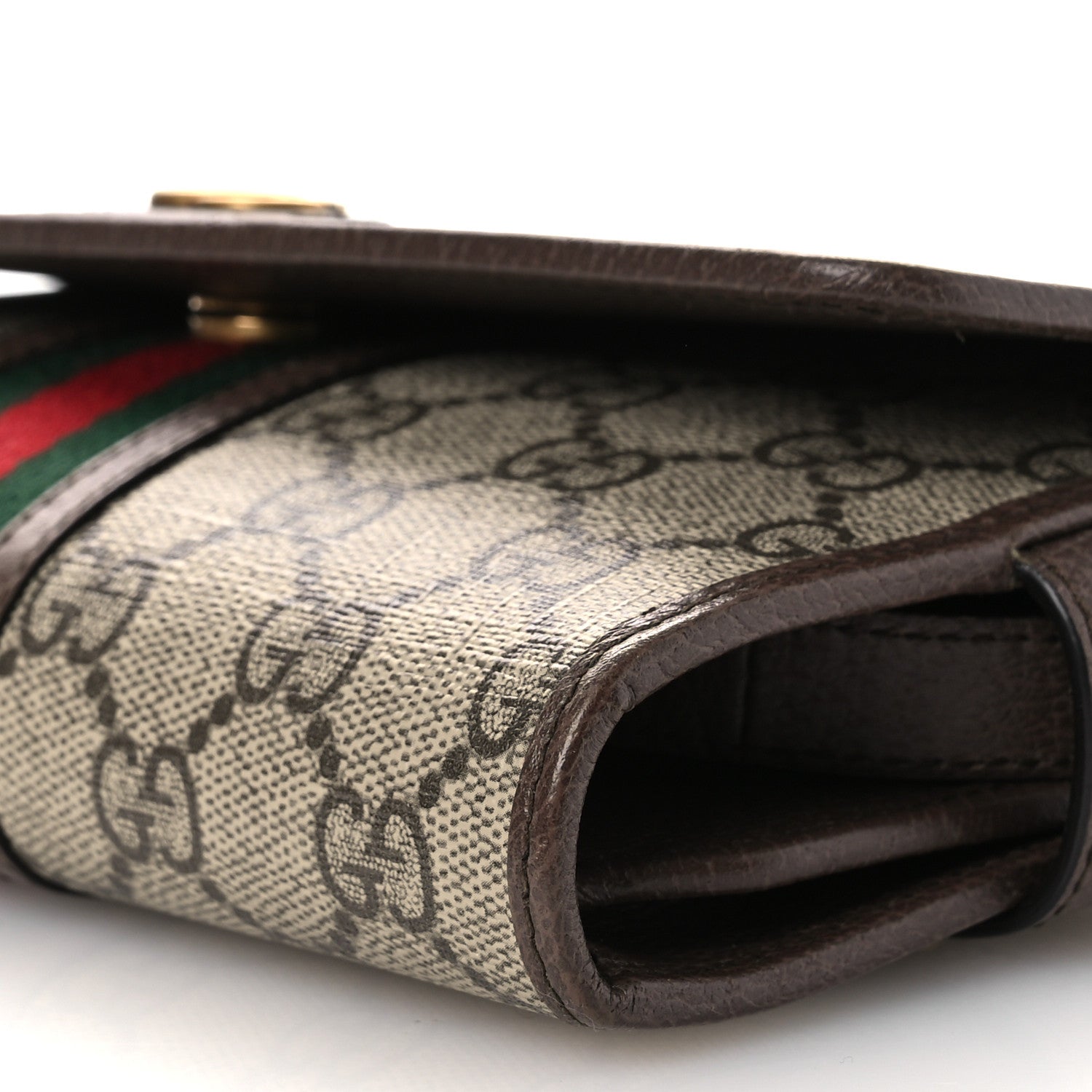 Gucci GG Supreme Monogram Web Ophidia Crossbody Wallet Beige New Acero 10 of 10