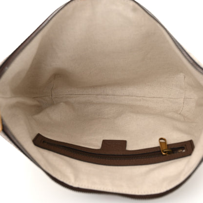 Gucci GG Supreme Monogram Web Small Ophidia Half Moon Hobo Brown 5 of 10