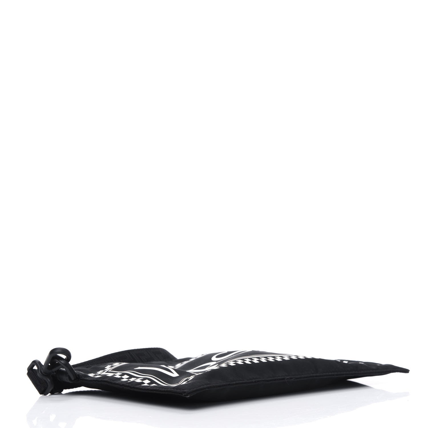 Versace Nylon 90's Vintage Logo Wrist Pouch Black 3 of 6