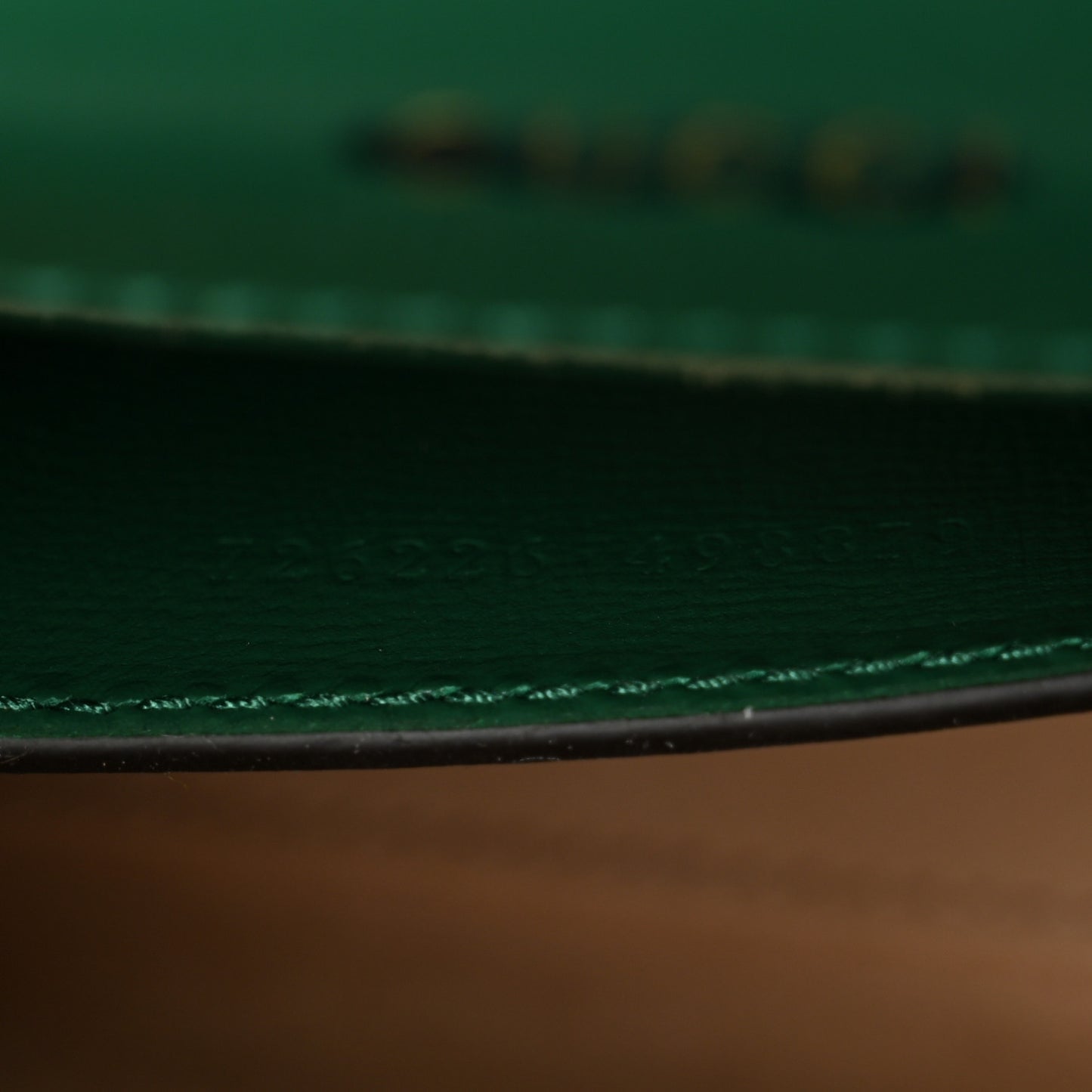 Azalea Calfskin Web Monochrome Horsebit 1955 Shoulder Bag Emerald