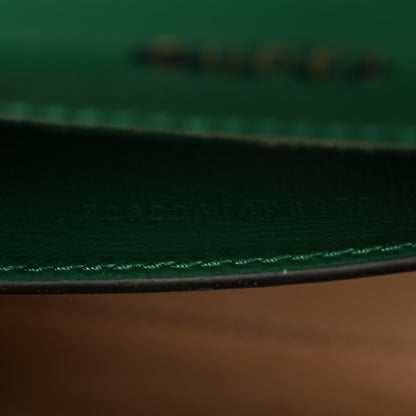 Gucci Azalea Calfskin Web Monochrome Horsebit 1955 Shoulder Bag Emerald 8 of 11