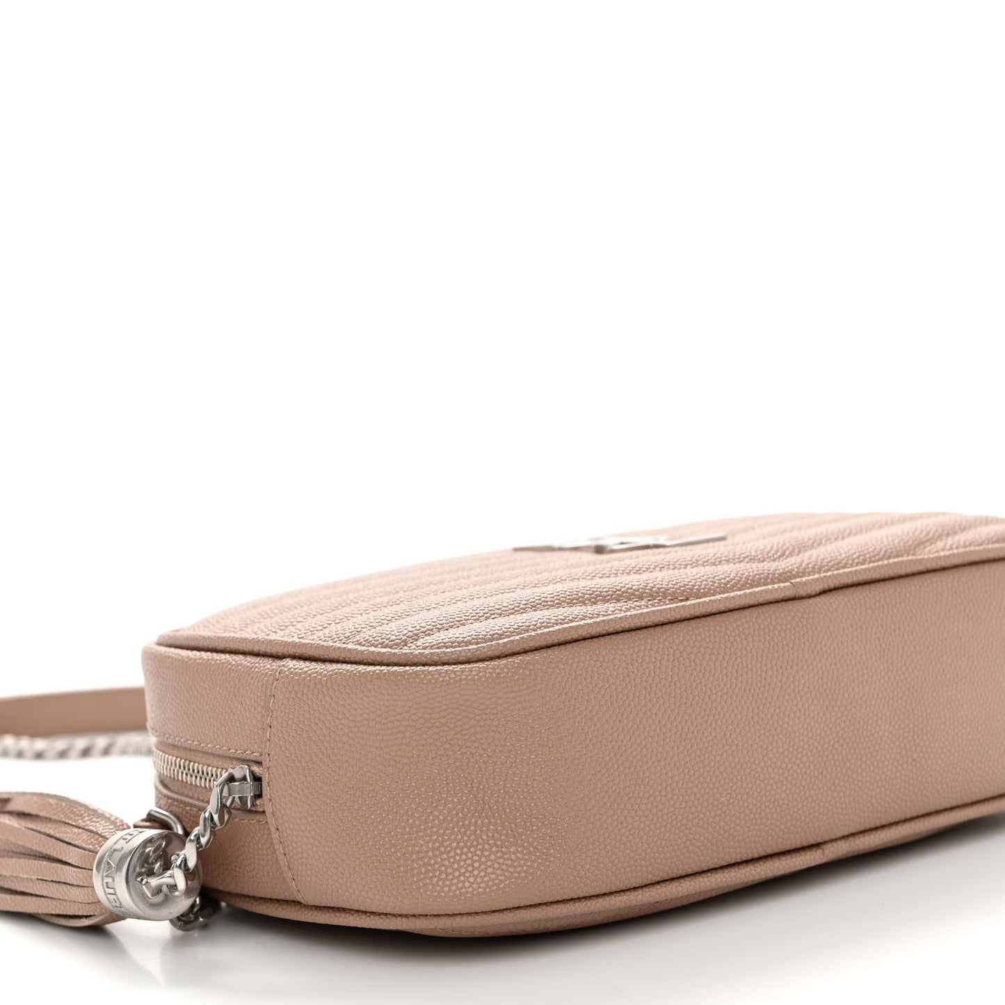Grain De Poudre Matelasse Monogram Mini Lou Camera Bag Dark Beige