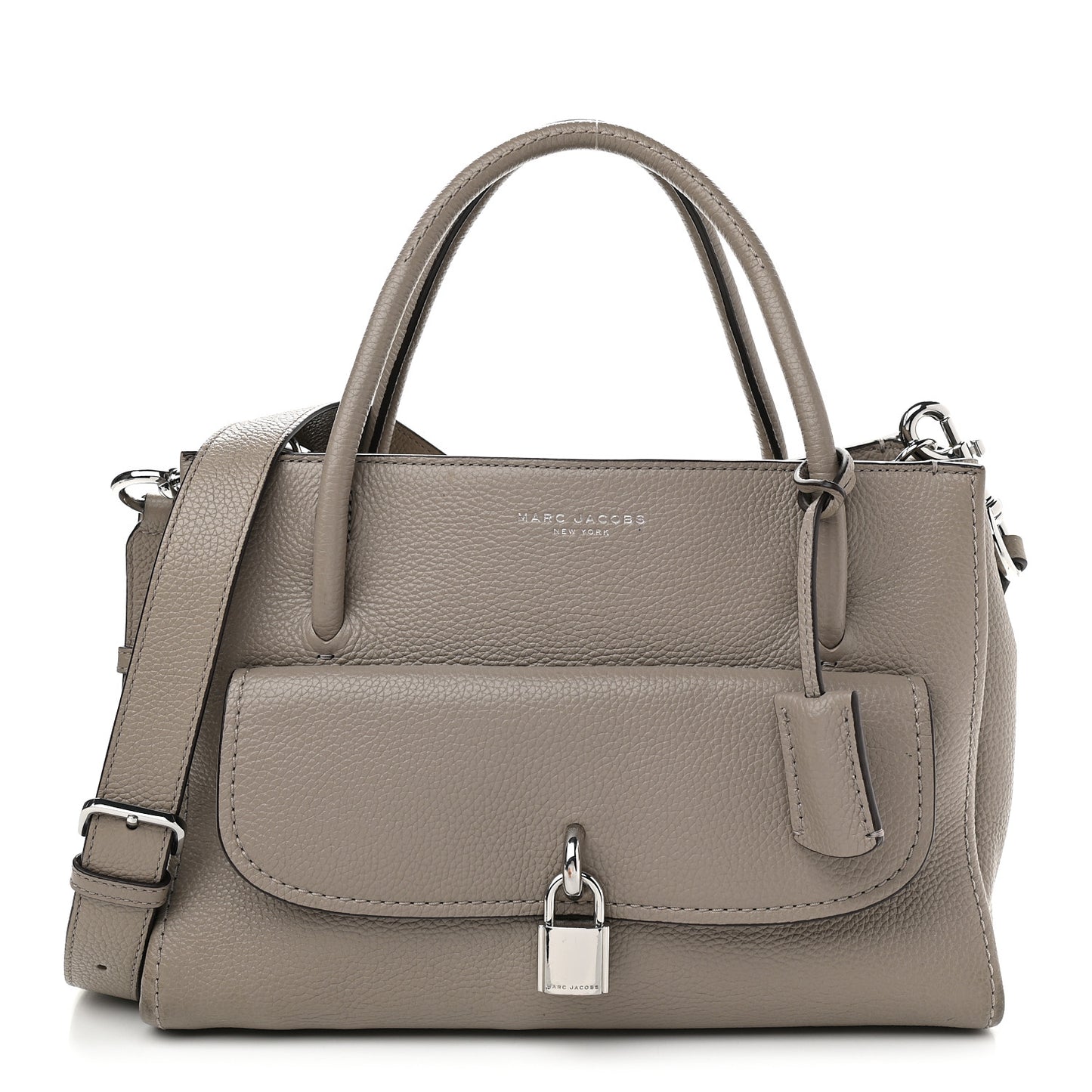 Calfskin Lock That Tote Mink