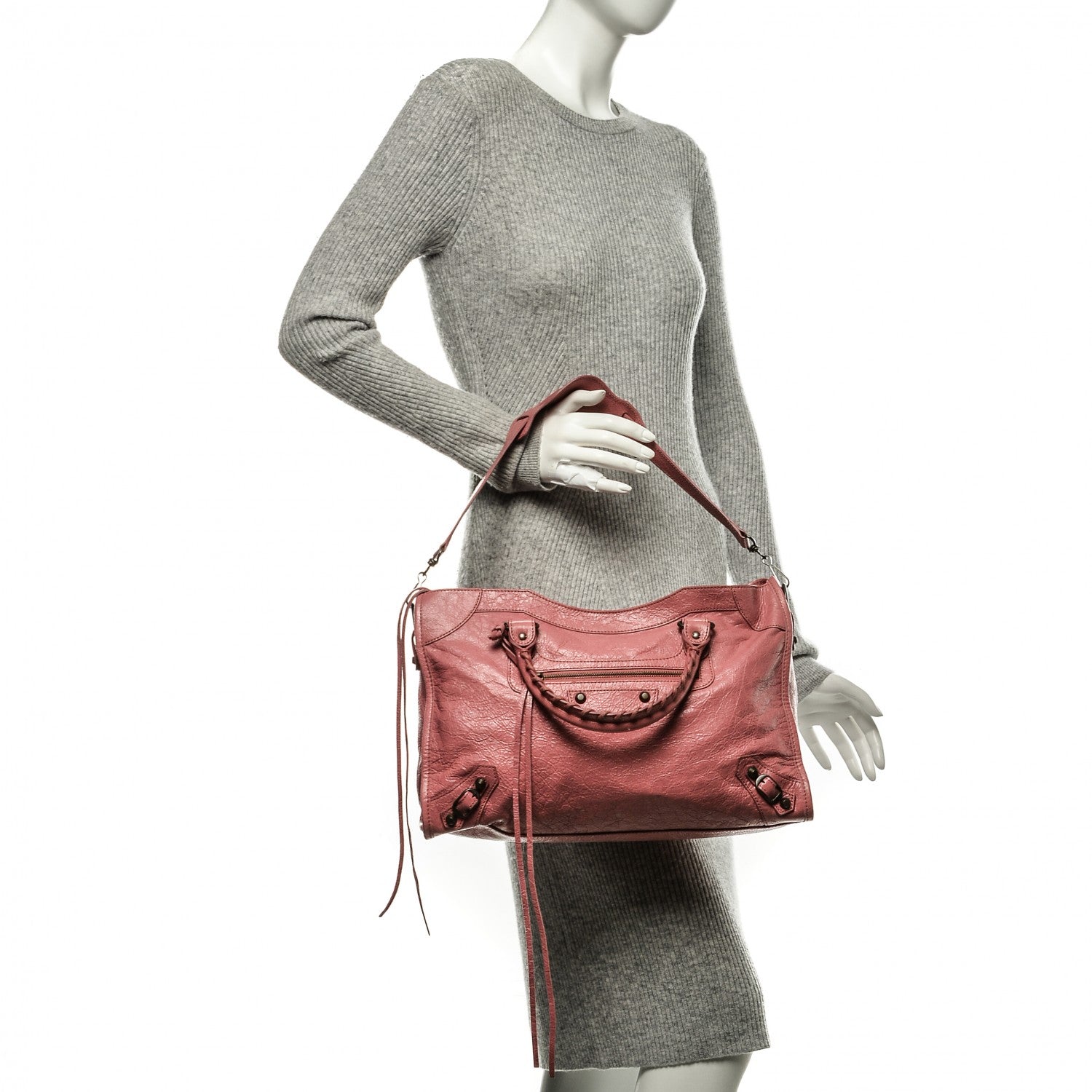 Balenciaga Agneau Classic Hardware City Rose Hortensia 2 of 7
