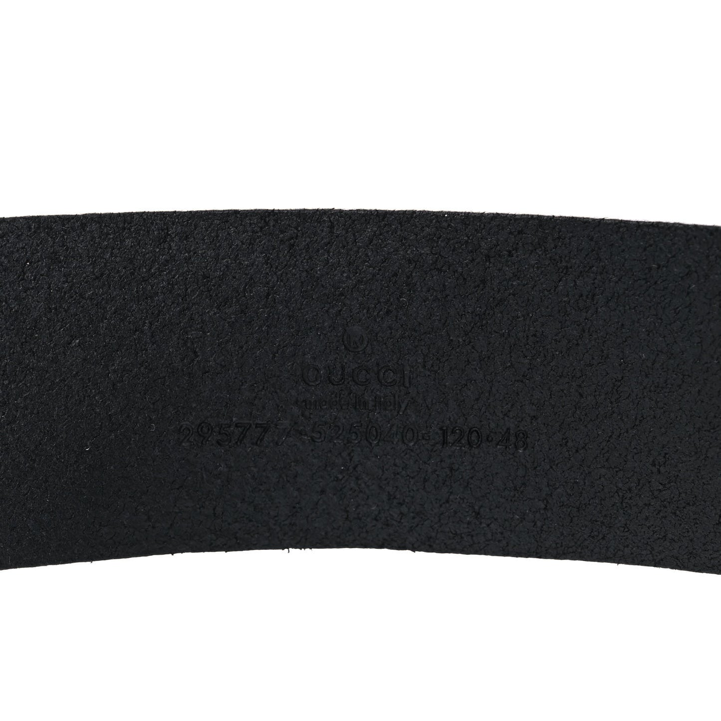 Calfskin Bi Color Interlocking G Belt 120 48 Black
