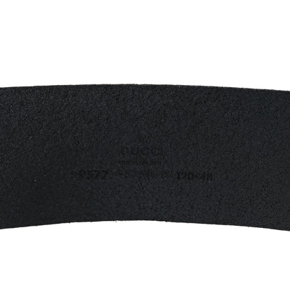 Gucci Calfskin Bi Color Interlocking G Belt 120 48 Black 3 of 9