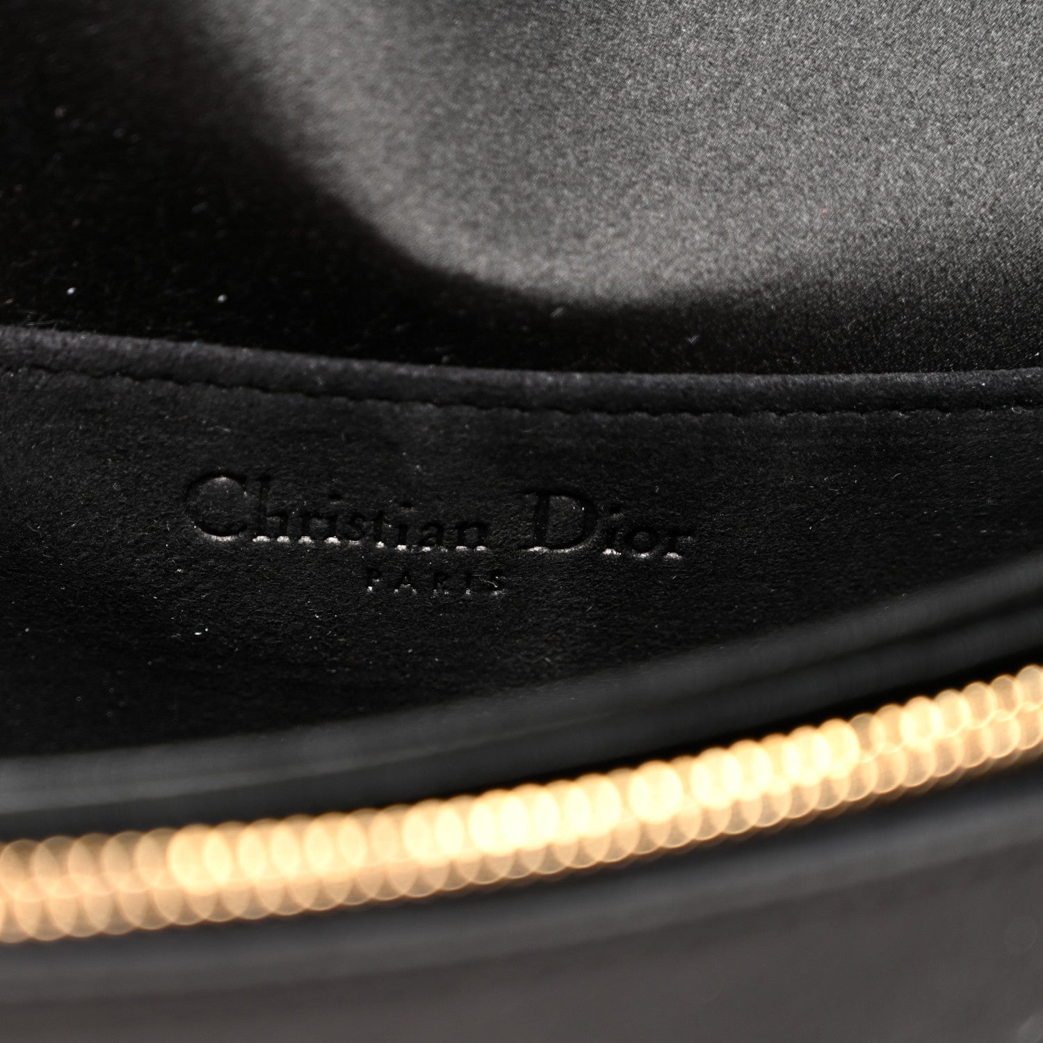 Christian Dior Satin Cannage Lady Dior Convertible Clutch Black 6 of 10