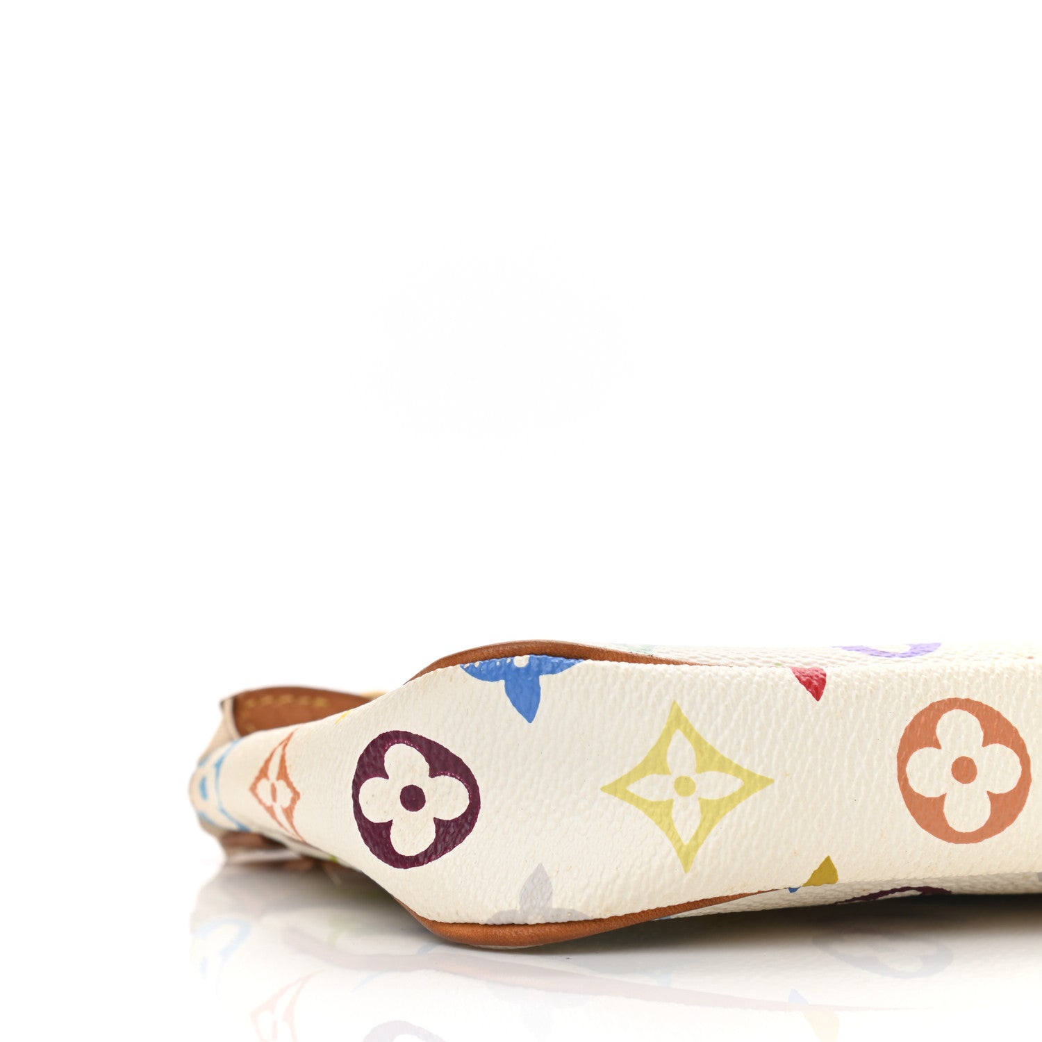 Louis Vuitton Monogram Multicolor Pochette Accessories White 9 of 10