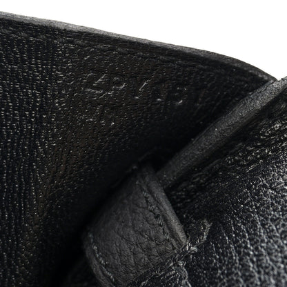 Hermes Togo Birkin 25 Black 7 of 11