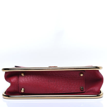 Chloe Grained Calfskin Small Sally Flap Bag Red 10 of 15