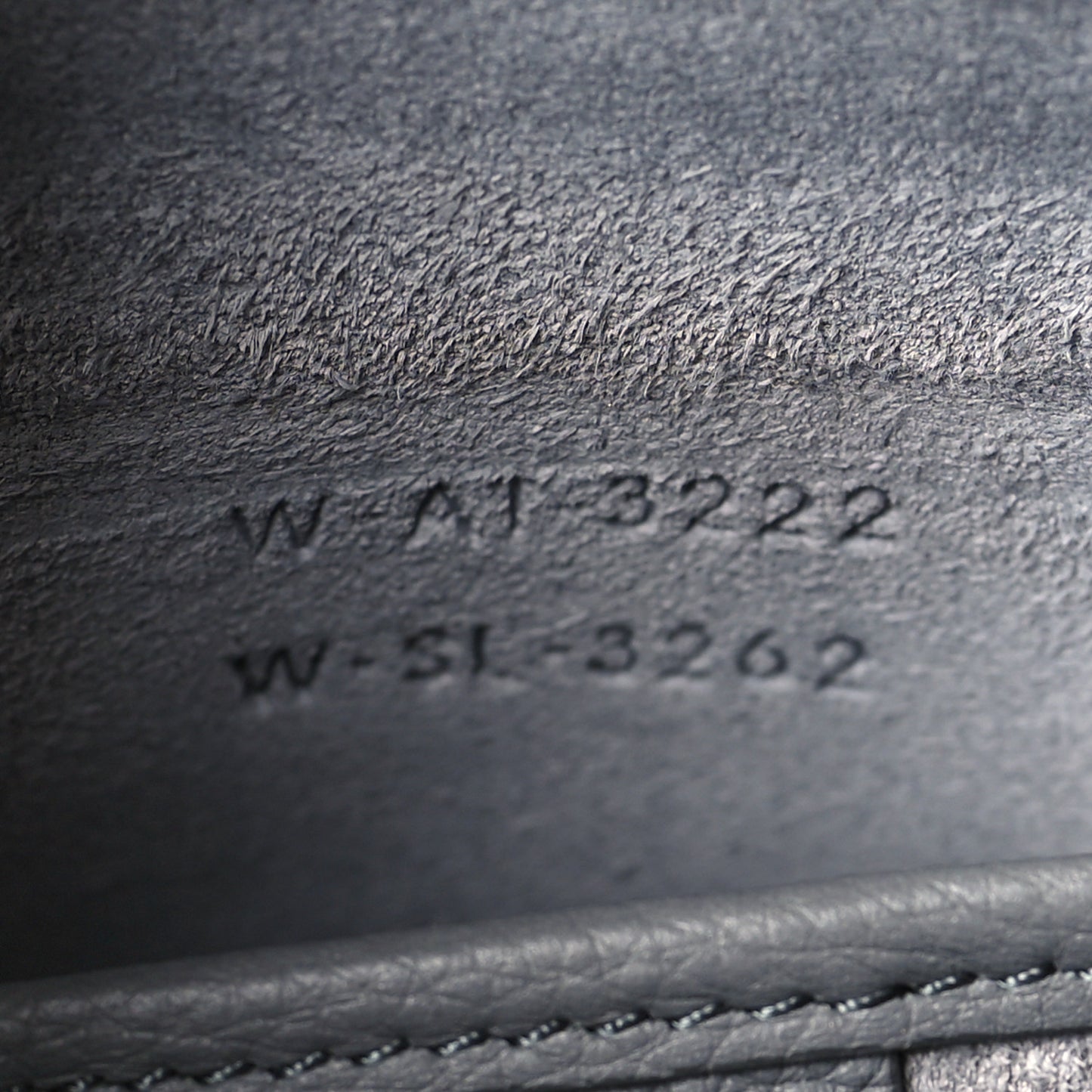 Baby Drummed Calfskin Nano Luggage Kohl