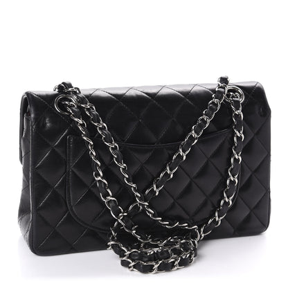 Chanel Lambskin Quilted Small Double Flap Black 4 of 11