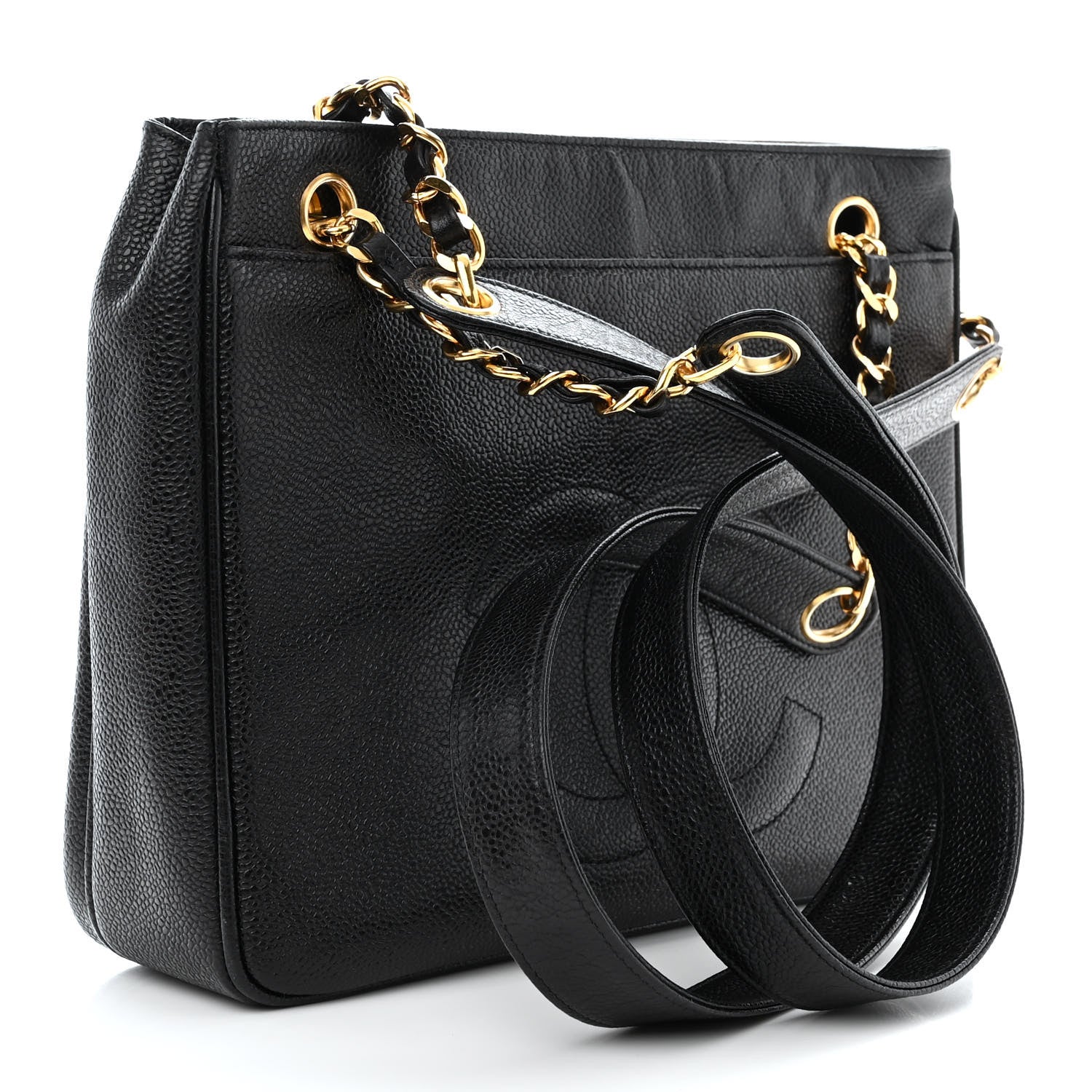 Chanel Caviar Flap Shoulder Bag Black 3 of 13