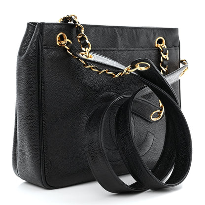 Chanel Caviar Flap Shoulder Bag Black 3 of 13