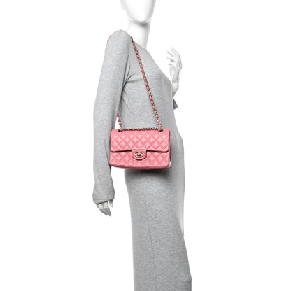 Chanel Caviar Quilted Small Double Flap Pink 2 of 11