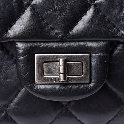 Chanel Aged Calfskin Quilted 2.55 Reissue 226 Flap Black 7 of 12