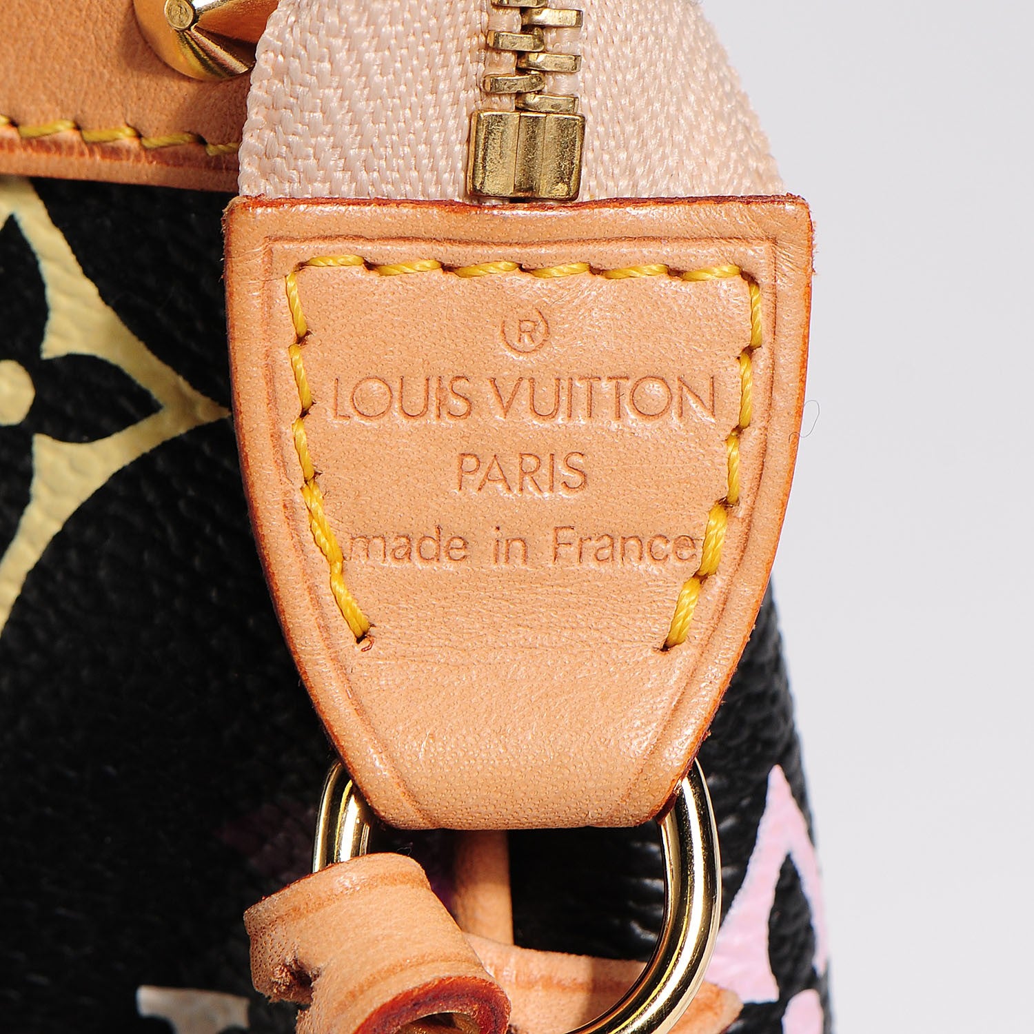 Louis Vuitton Monogram Multicolor Pochette Accessories Black 6 of 8