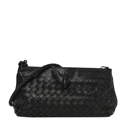 Bottega Veneta Nappa Intrecciato Mini Shoulder Bag Black 1 of 16
