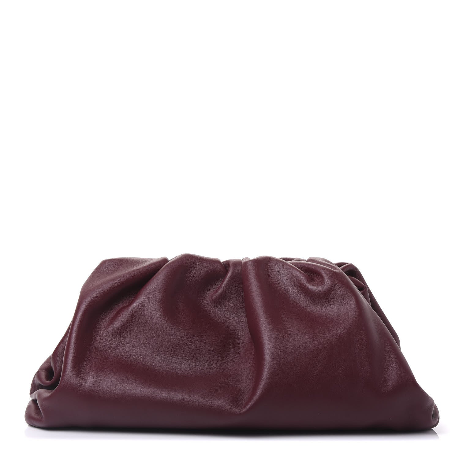 Bottega Veneta Smooth Butter Calf The Pouch Oversized Clutch Bordeaux 1 of 8