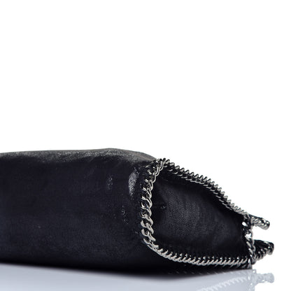Stella McCartney Shaggy Deer Small Falabella Fold Over Tote Black 9 of 9
