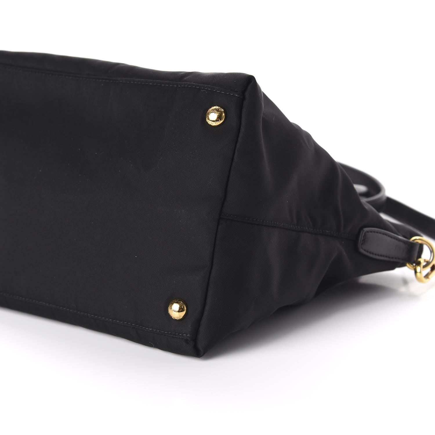 Prada Saffiano Tessuto Nylon Tote Black 7 of 9