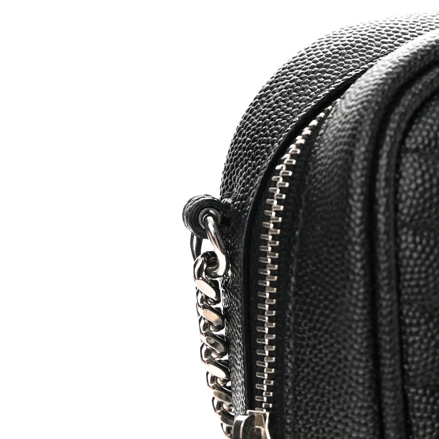 Grain De Poudre Matelasse Monogram Mini Lou Camera Bag Black