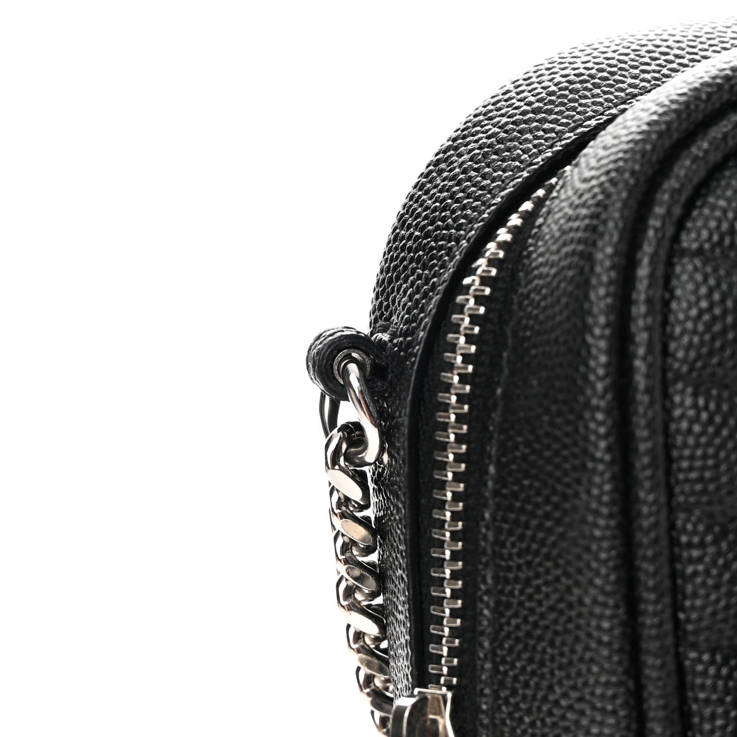 Saint Laurent Grain De Poudre Matelasse Monogram Mini Lou Camera Bag Black 11 of 13