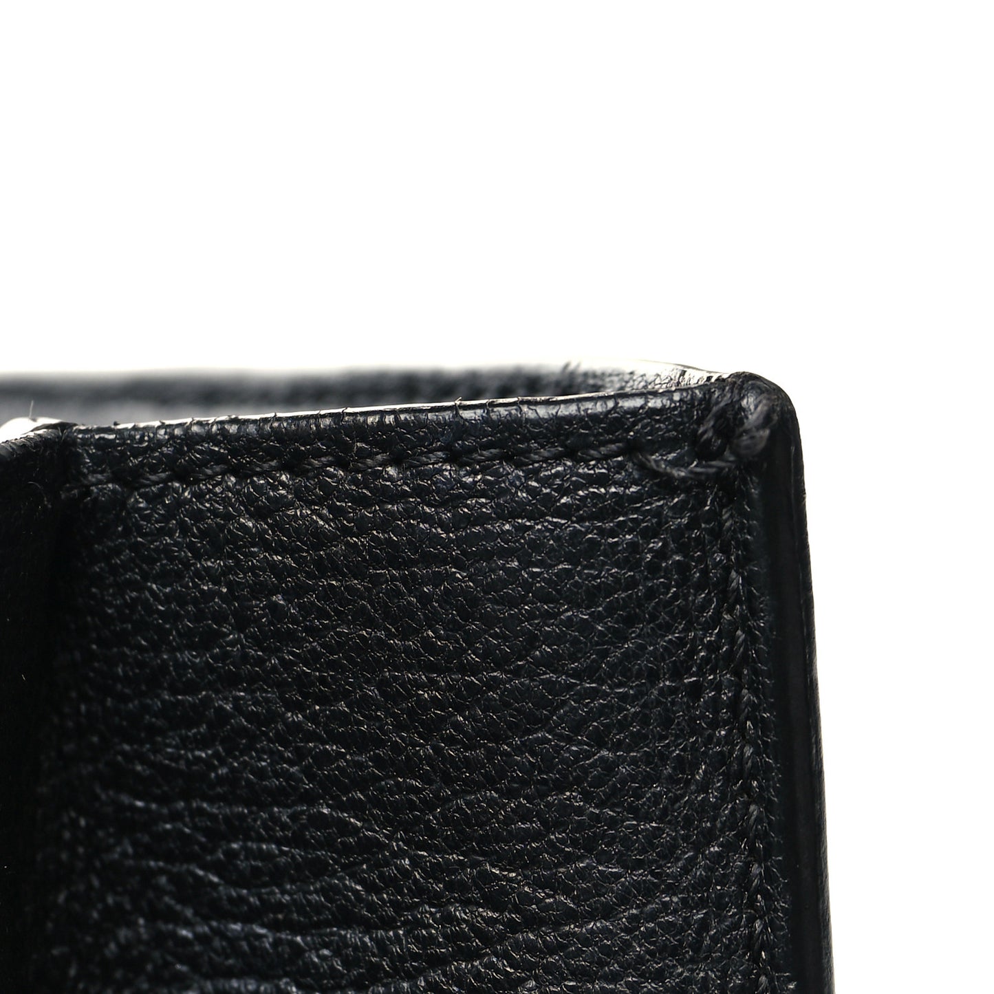 Goatskin Medium Classic Box Flap Bag Black