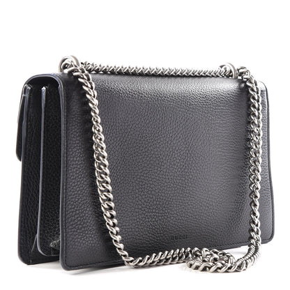 Gucci Pebbled Calfskin Small Dionysus Shoulder Bag Black 2 of 11