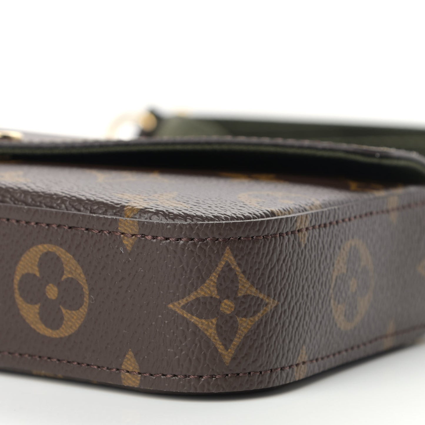 Monogram Felicie Strap & Go Kaki