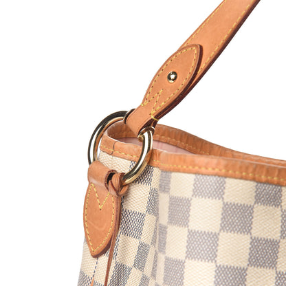 Louis Vuitton Damier Azur Delightful MM Rose Ballerine 18 of 18