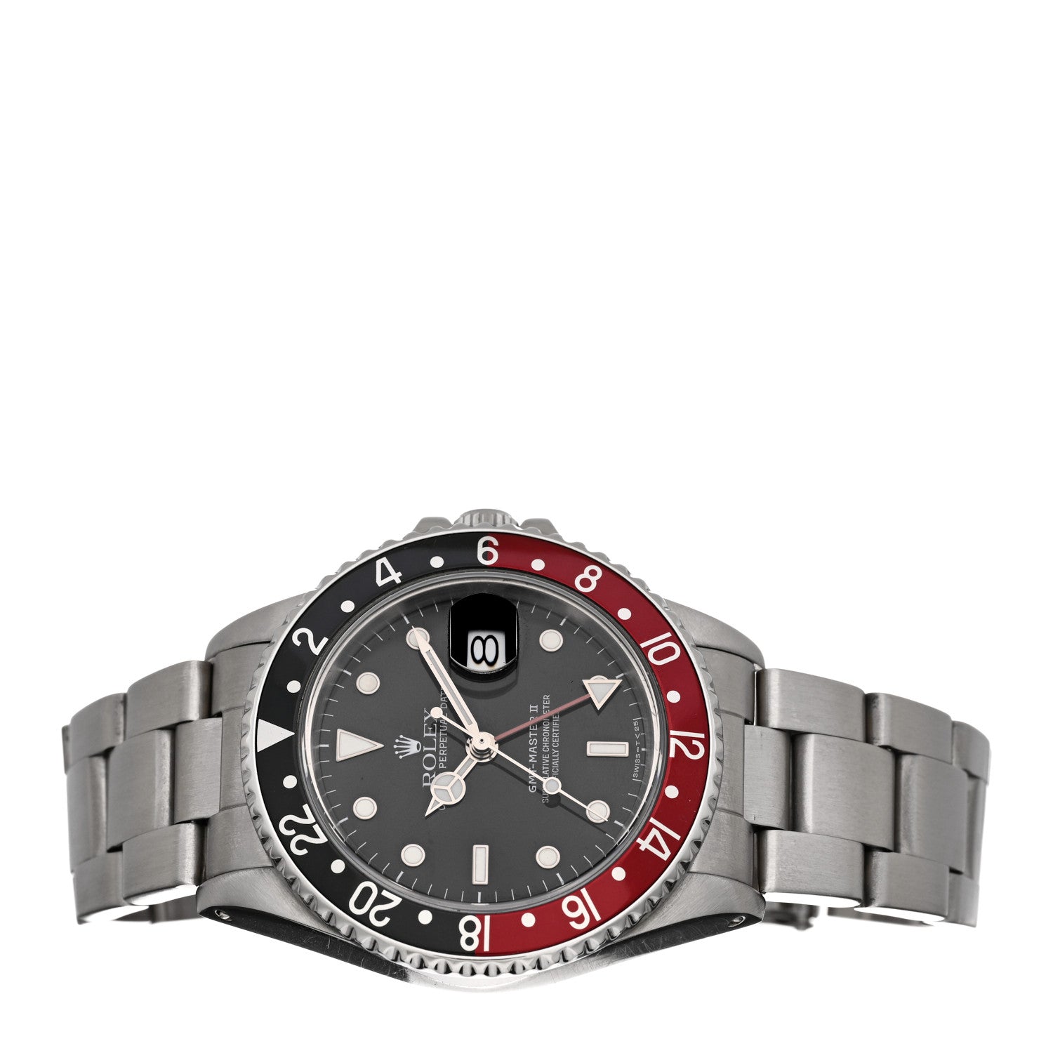 Rolex Stainless Steel 40mm Oyster Perpetual Date GMT Master II Coke Watch 16710 2 of 4