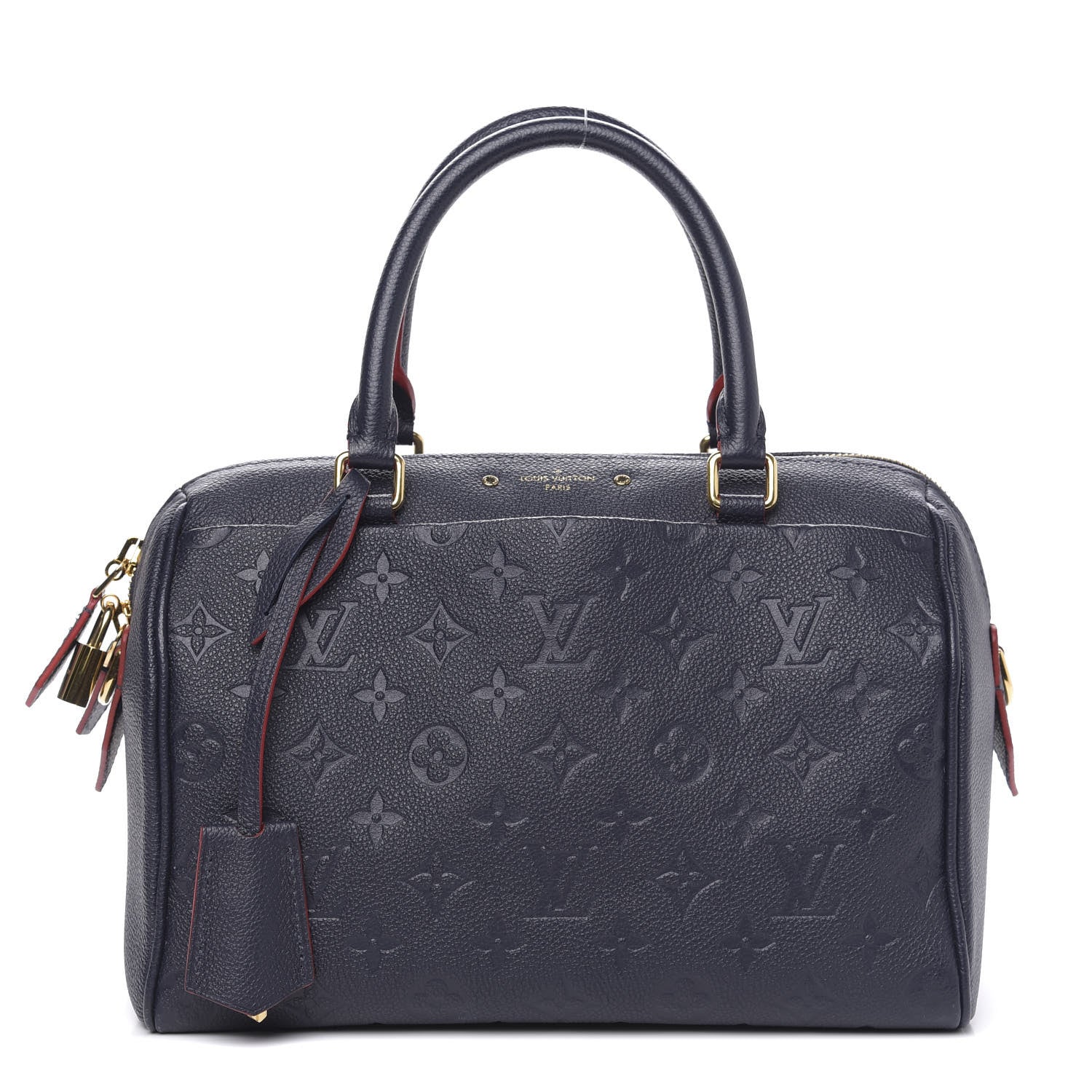 Louis Vuitton Empreinte Speedy Bandouliere 25 NM Marine Rouge 1 of 11