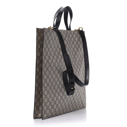 Gucci GG Supreme Monogram L'Aveugle Par Amour Print Vertical Tote Black 3 of 11